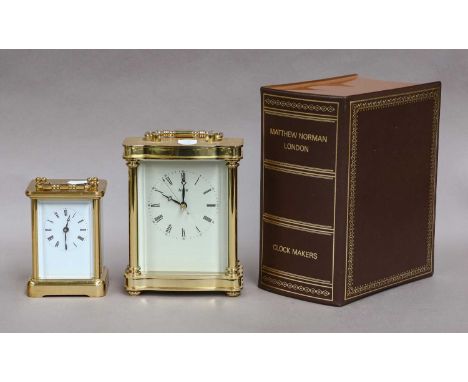 A brass carriage timepiece, gents quartz wristwatches, a Sewills of Liverpool combined ships type timepiece/aneroid barometer