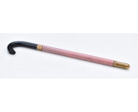 Novelty dip pen formed as a walking stick, length 11cm