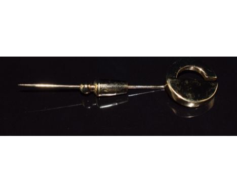 Christian Dior stick pin, 5.8cm long