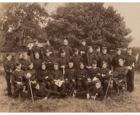 PERSONAL ALBUM OF LIEUT. CASSON WITH AUTOGRAPH BY THE DUKE OF WELLINGTON 59 photographs and ephemera, including an autograph 