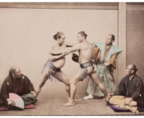 JAPAN, SRI LANKA, EGYPT, MALAYSIA, ADEN Album of 78 photographs Japan, 34 photographs, c. 1890. Types and views, some later p