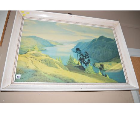 A colour lithograph - "Ullswater", after William Heaton Cooper.