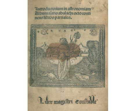 Albumasar  (Ja'far ibn Muhammad al Balkhi).: Introductorium in astronomiam Albumasaris abalachi octo continens libros partial