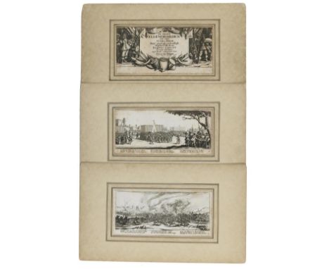 Callot, Jacques: (1592 Nancy 1635) nach. De Droeve ellendigheden van den oorlogh. 17 Anstatt 18 (inkl. Titel) num. Radierunge