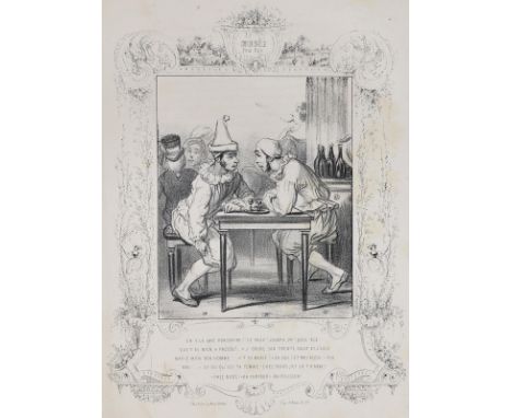 Musee pour rire, Le.: Dessins par tous les caricaturistes de Paris; texte par M. A'lhoyer, L. Huart. Bd. 1-3 (Nr. 1-150). Mit
