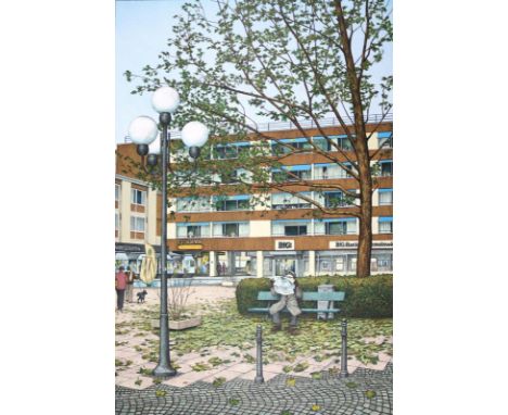 Moritz,K.: Mappenwerk mit 5 Bl. Farblithogr., alle sign., num., dat. u. bez. BfG Edition 1986. Imp.Fol. 1 Bl. Lose in Ohlwd.-