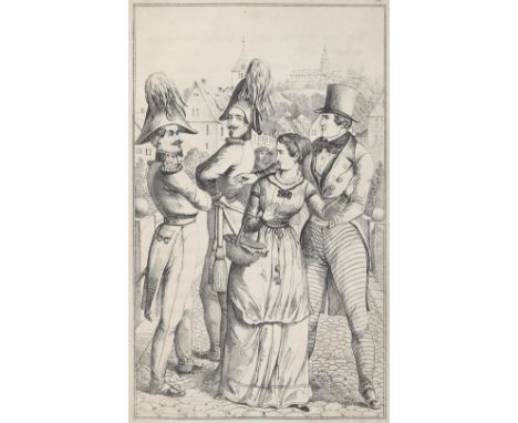 (Blumroeder,A.F.v.).: Mephistopheles im Hof-Frack und in der Blouse. Eine Reihe skizzirter Schilderungen aus dem socialen und