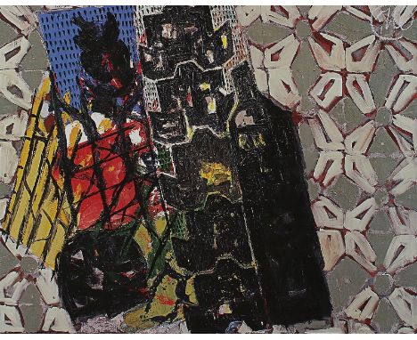 Lüpertz, Markus: (1941 Liberec/Böhmen). Edition Fortuna Farboffset auf Velin. 30 x 36,5 c, Blgr. 50 x 60 cm. Unt. re. monogr.