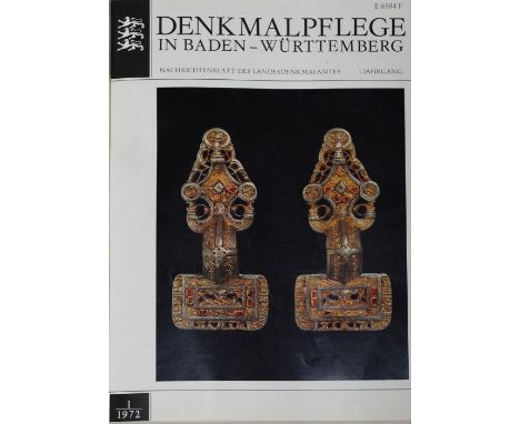 Baden-Württemberg.: Denkmalpflege in Baden-Württemberg. Nachrichtenblatt des Landesdenkmalamtes. Jgge. 1972 (= Jg. 1) bis 201