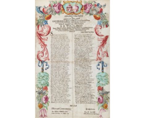 Amoris Vinculum: seu annulus duplaquii Iesu &amp; Mariae corda S.SMA Perpetua Charitate Unita in Scutum Bonae Voluntatis Novo