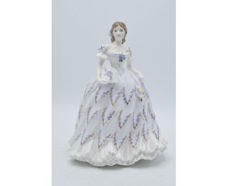 Royal Worcester limited edition lady figure The Last Waltz with certificate.  In good condition with no obvious damage or res