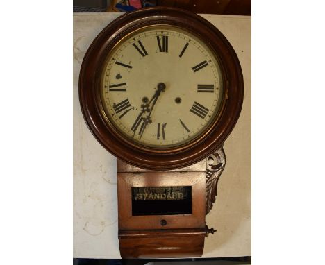 Superior 8-Day Anglo-American Clock fitted with standard American movement, in need of some attention, 73cm long.  