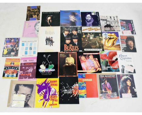 Collection of concert programs, tickets, and ephemera, to include Eric Clapton, Rolling Stones, Jools Holland, Elkie Brooks, 