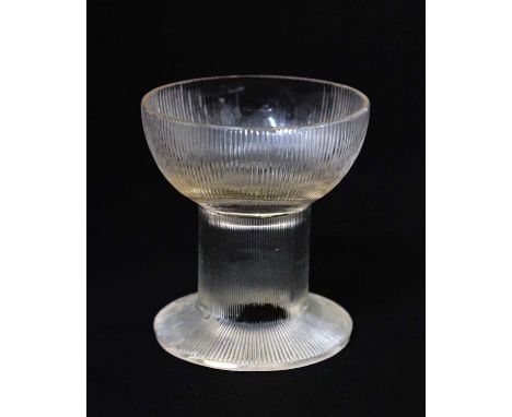 René Lalique (1860-1945) - 'Wingen' pattern No.6 liqueur glass (verre à liqueur), designed 1926 and not continued after 1947,