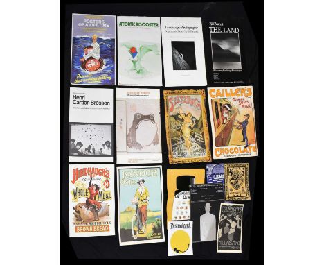 Quantity of vintage exhibition posters, mostly 1970s and '80s, to include Bill Brandt, together with Banksy 'Dismaland' promo