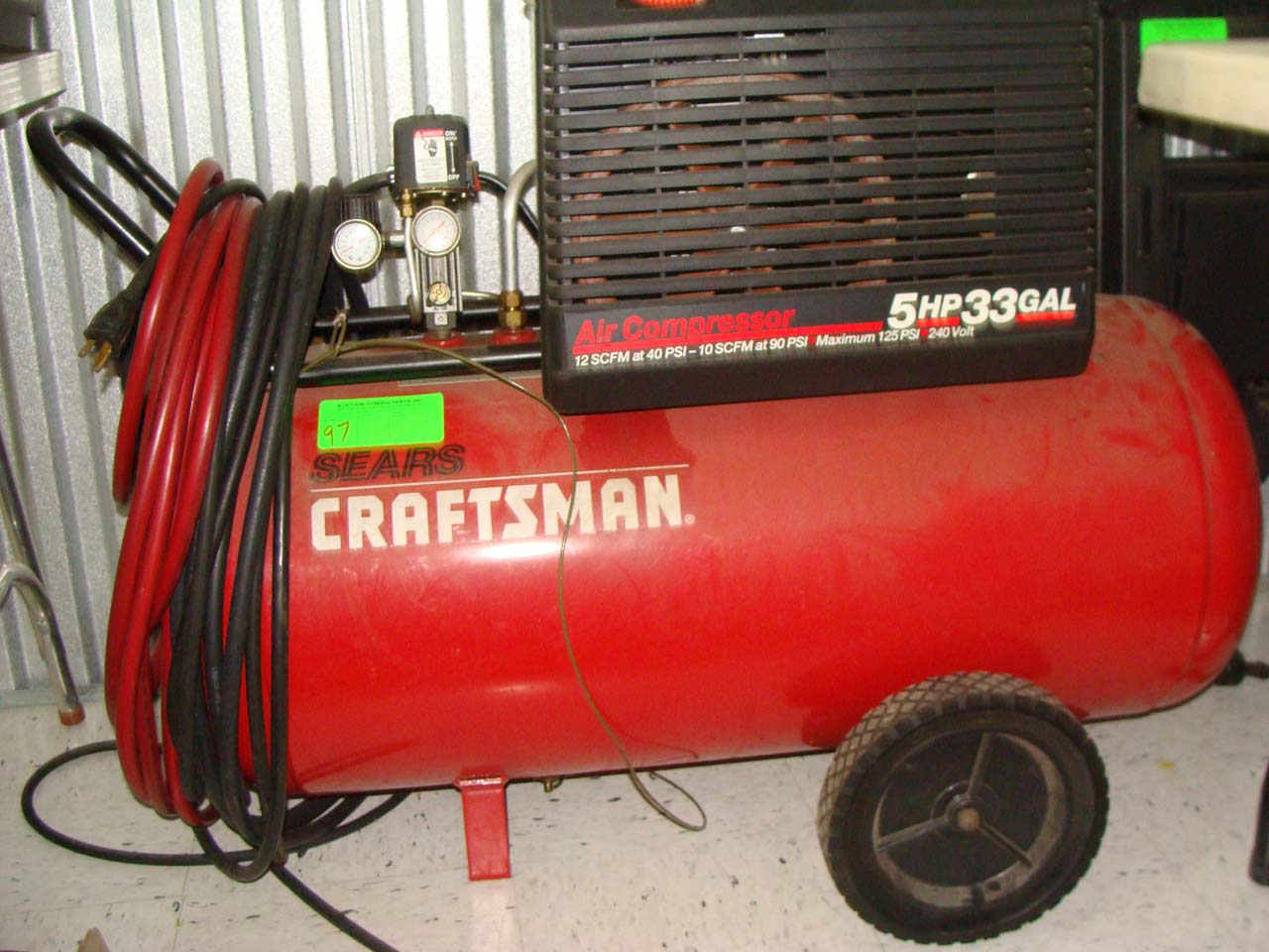 Craftsman 5 Hp 30 Gallon Air Compressor Manual