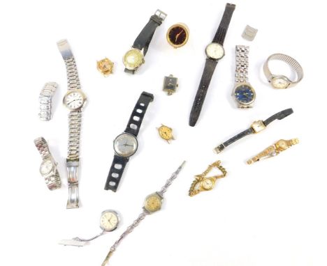 Ladies' and gentlemen's wristwatches, including Timex, Accurist, Omega and Ingersoll (a quantity)