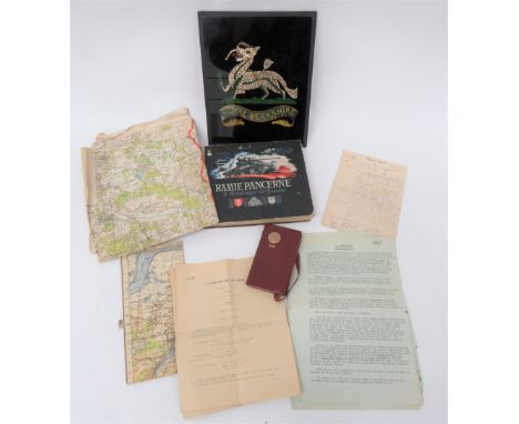 Small Selection Of Paperwork Including Home Frontincluding 3 x instruction diagrams of German incendiary, phosphorous and HE.