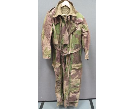 Rare 1945 Dated Camouflaged "Pixie" Tank Suitcamouflaged, waterproof canvas full suit. Â Double full length zips. Â Left ches