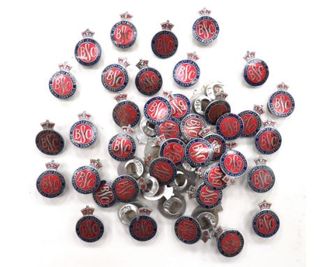 50 x County Of Bedford Special Constable Lapel Badgeschrome and enamel Kings crown County Of Bedford Special Constable lapel 