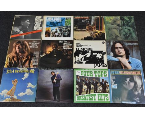 Vinyl Records - John Mayall, live at Klooks Kleek!, Decca, mono Lk4680;  others From Laurel Canyon, LK4972,  Looking Back, LK