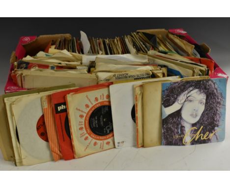 Vinyl Records -  Singles,  mostly 1960s and later, inc , Tom Petty and thre Heartbreakers, (promo), Donovan, Mud, Tommy Steel