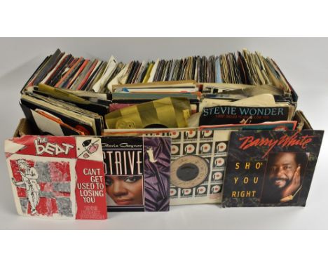Vinyl Records - Singles, mostly 1970s and later Electro Pop, Reggae, Soul, Pop, etc inc Abba, Rod Stewart, Catatonia, Aztec C