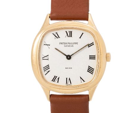 PATEK PHILIPPE Ellipse d´Or Ref. 4216 "Beyer" Damenuhr. Gelbgold 18K. Handaufzugs-Werk Kal. 16-250 mit guten Gangwerten (+5 S