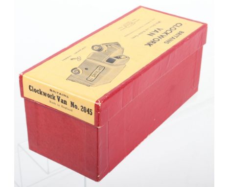 Scarce Original Britains 2045 Clockwork Van Empty Box, in excellent original condition.