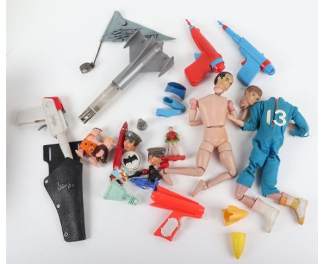 A Small Quantity Of Empire Made Thunderbirds Captain Scarlet Toy Spares, including Thunderbird Fairylite doll parts, Brains &