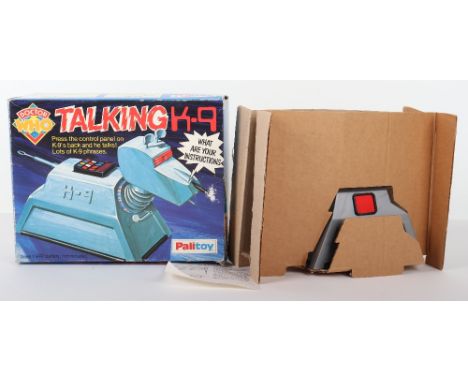 Palitoy Dr.Who Talking K-9, circa 1978,battery operated (un tested) in mint original condition, with inner card packing, inst