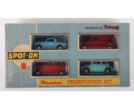 Scarce Tri-ang Spot On Models  Miniature Presentation Set 6, contains: 131 Goggomobil Super Regent, blue body, cream interior