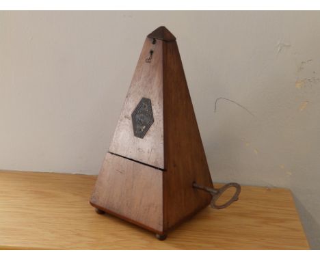 A Maelzel metronome.
