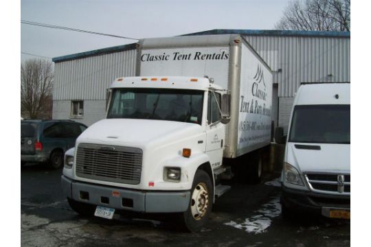 2001 Freightliner FL70 18 ft. box truck, diesel, automatic, 26000 lbs ...