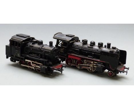 Two Marklin HO gauge 3-rail locomotives 0-6-0 89028 and 2-6-0 24058, one in part original box.&nbsp;