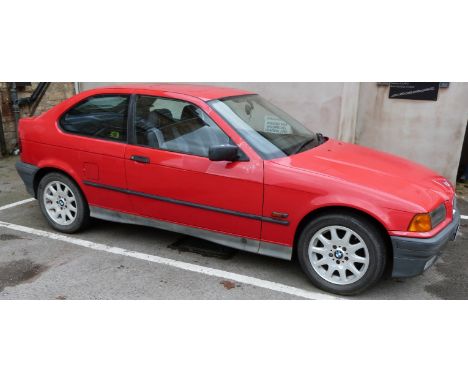 1995 BMW 316i E36 two door saloon, with 1.6 litre petrol engine, 69698 miles recorded, MOT valid until 28th August 2020