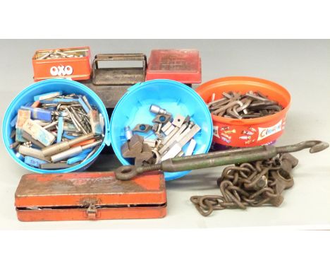Tools to include taps, hexagon keys, screw extractors etc