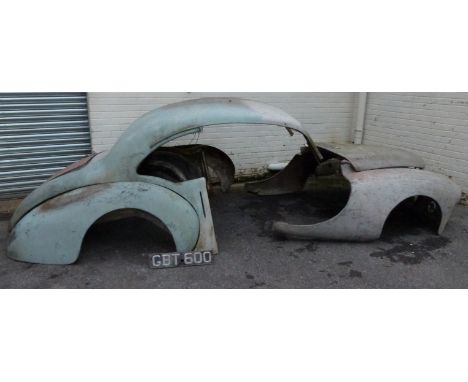 AUCTIONEER ANNOUNCE THE V5C IS NOW PRESENT 1947 Duncan Healey coupé registration GBT 600, in dismantled condition. The late o