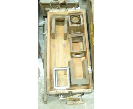 Two wooden military ammunition crates to suit 4.5 inch Mk8 shells, length 68cm. Consigned by a Royal Navy museum