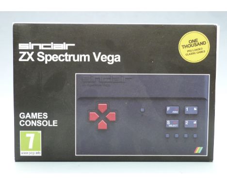 Sinclair ZX Spectrum Vega games console, in original box.&nbsp;