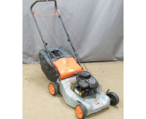 Flymo 450 petrol mower with 148cc Briggs and Stratton engine