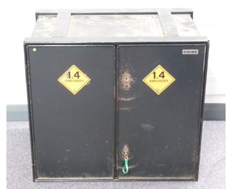 Chubb ammunition safe/ cabinet 77x49x70cm.&nbsp;