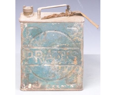 Pratts vintage two gallon petrol can with Shell cap