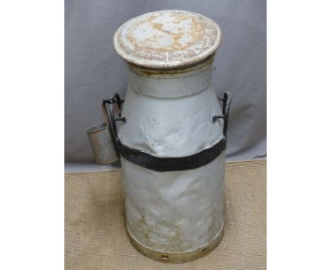 Cadbury milk churn with ladle, H 73cm&nbsp;