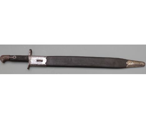 British&nbsp;1871&nbsp;2nd&nbsp;pattern Elcho sword/bayonet for the Martini Henry rifle with clear stamps to ricasso, 50cm sa