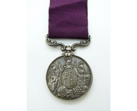 Army Long Service and Good Conduct Medal (Victorian) named to Sgt J Doyle, 3rd Dragoon Guards 1876. Engraved in small capital