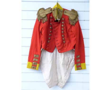 British Army coatee style jacket&nbsp;with regimental buttons for Norfolk Regiment&nbsp;