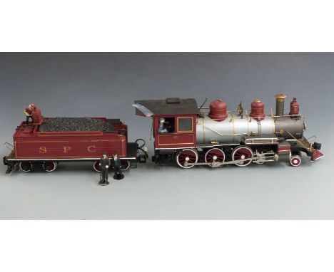 Bachmann G gauge SPC 4-6-0 American locomotive and tender '21'.&nbsp;