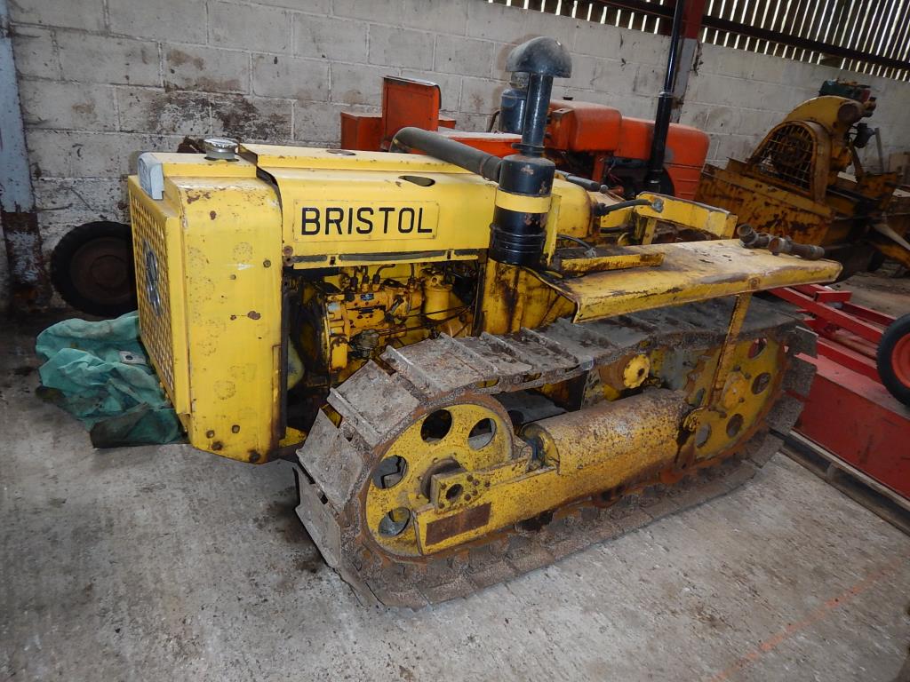 BRISTOL 25 3cylinder diesel CRAWLER TRACTOR fitted with drawbar and