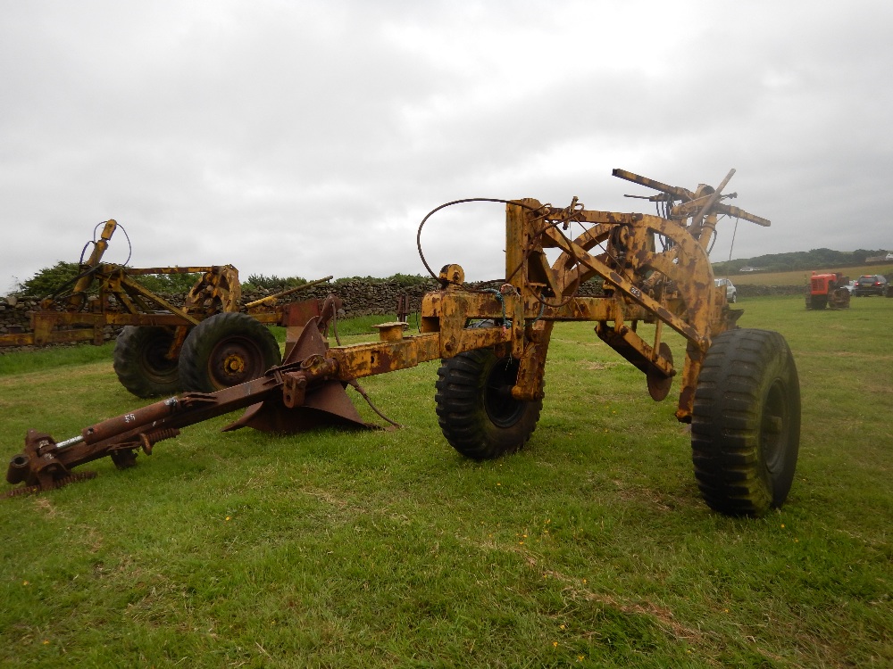 Cuthbertson trailed forestry plough